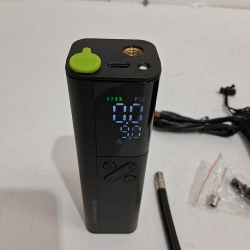 OLGEO PORTABLE Electric Ball Pump with Pressure Gauge and Digital LCD Display - 3-18PSI - BLACK (MODEL: X3) image 4