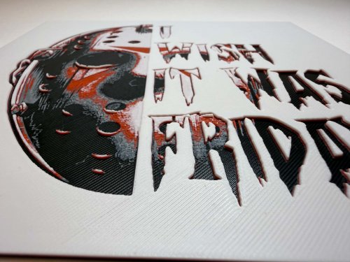 8"x8" 3D Printed - Jason- Textured Photo image 2