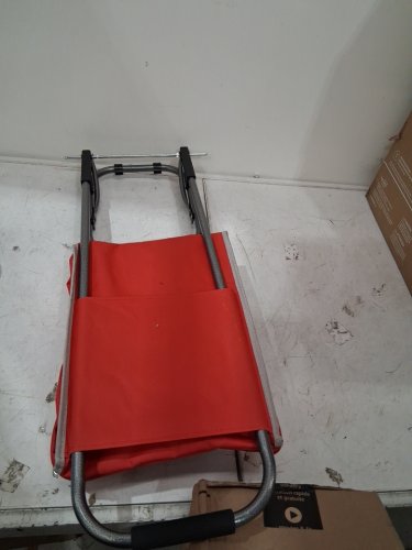 Bios Living Insulated Shopping Cart - 13" x 8" x 33" - 55lb max - red image 3