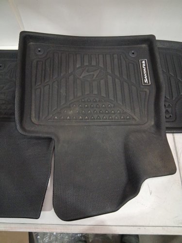 3PC floor mats - for hyundai santa fe 2019-2023 - black image 3