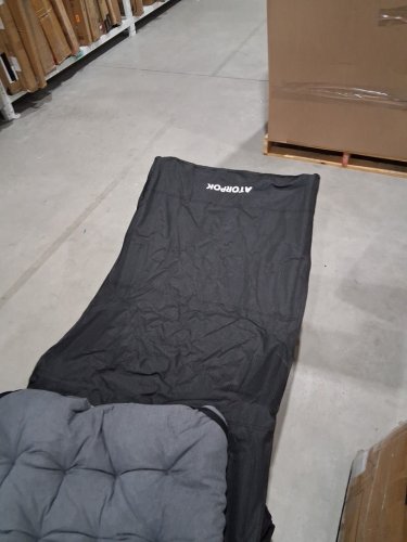 ATORPOK FOLDING PORTABLE CAMPING COT WITH CARRY BAG -  75" x 26" x 13.8" - 450LB CAPACITY - GREY image 4