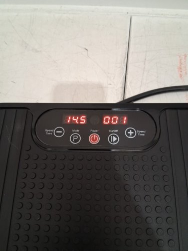 Glorygym Vibration Plate Exercise Machine for Home Gym - 120 Adjustable Speeds, 9 Preset Programs - black (model: ffr1802) image 5