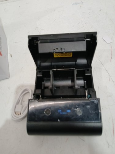 Phomemo Label Printer Machine,  Portable Thermal Label Maker - 3" labels - black rose gold image 3