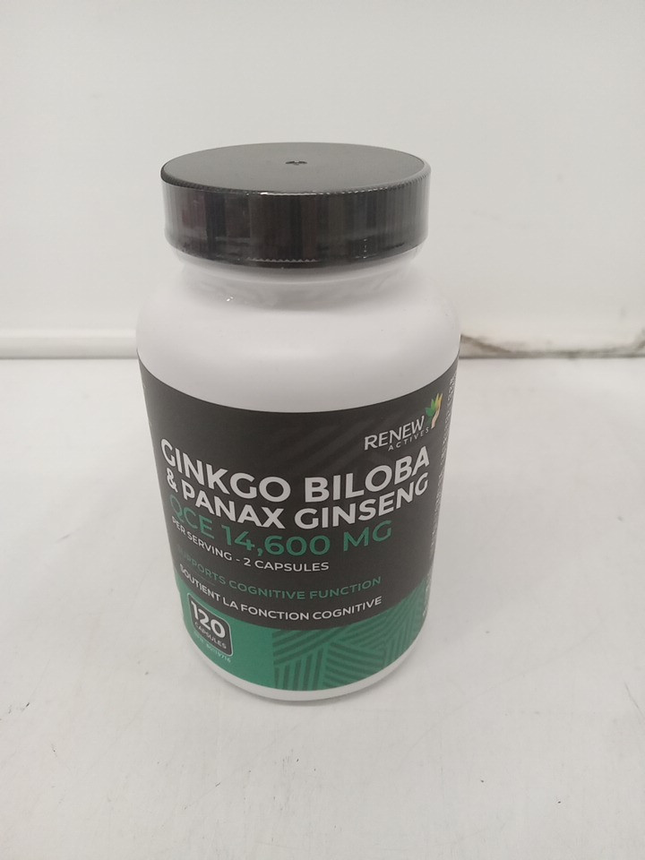 (120 Caps) Renew Actives Ginkgo Biloba & Panac Ginseng - QCE 14,600 mg per Serving image 4