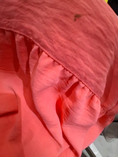 WOMEN'S BLACK BOW Tiered Maxi Dress - small - salmon pink(STYLE: 1988120) image 2