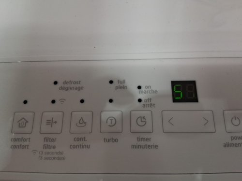 MIDEA ENERGY STAR CERTIFIED DEHUMIDIFIER WITH REUSABLE AIR FILTER AND APP CONTROL - 4,500 SQ.FT - 23.6L - WHITE (MODEL: MAD50C1AWS-A) image 4