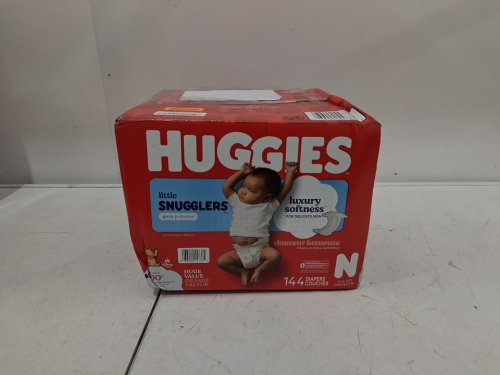 144PK Huggies Disney Baby Little Snugglers Baby Diapers - Size Newborn (upto 10lbs) - disney Winnie the Pooh (model: 5573703) image 2