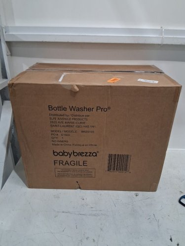 BABYBREZZA BOTTLE WASHER PRO 3-IN-1 WASHER/STERILIZER/DRYER - HOLDS 4 BOTTLES - BLACK/WHITE (MODEL: BRZ0103) image 2