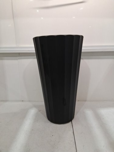 Veradek Demi Series plastic Tall Planter for outdoor - 26" - black (model:2002450) image 2