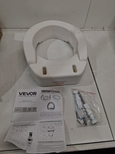 RAISED TOILET SEAT - 3.5" - 300LB CAPACITY - WHITE (MODEL: SC7060Q-S-4) image 2