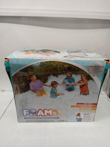 little tikes foamo foam machine with 10 min set up and easy to clean - blue/orange (model:658679c) image 5