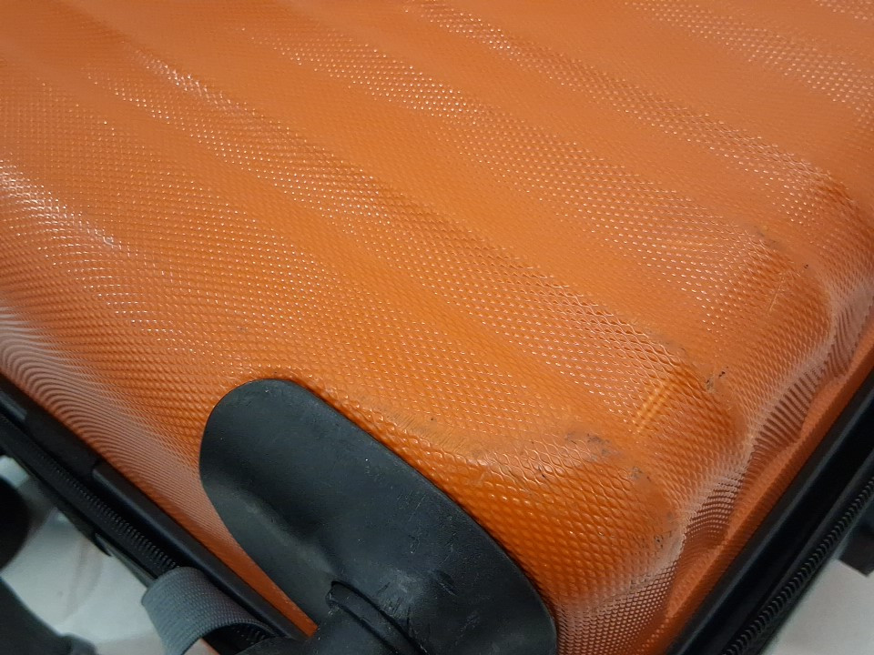 Amazon Basics Hardshell Carry-On Luggage With Wheels - 21" x 13" x 8" - orange image 6