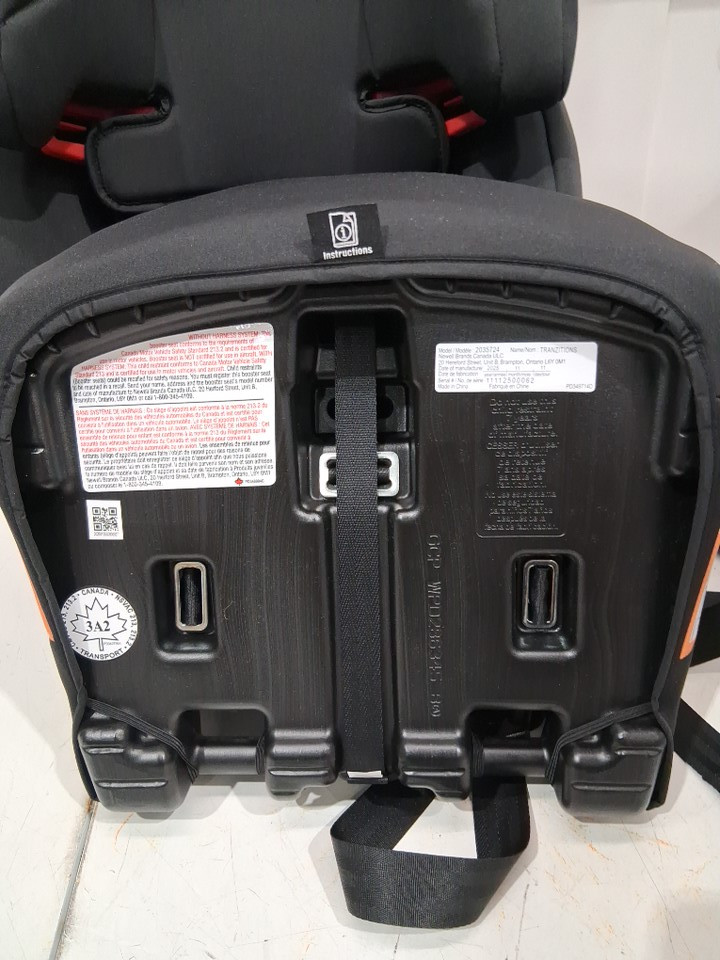 GRACO C20 TRANZITIONS 3-IN-1 HARNESS BOOSTER CAR SEAT - 100LBS CAP - BLACK (MODEL: 2035724) image 5