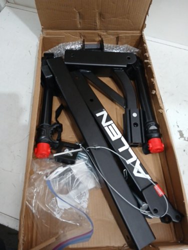 ALLEN SPORTS DELUXE hitch-MOUNTED 2-BIKE (BICYCLE) CARRIER/RACK - 1"-2" receiver - black (MODEL: 522rr) image 4