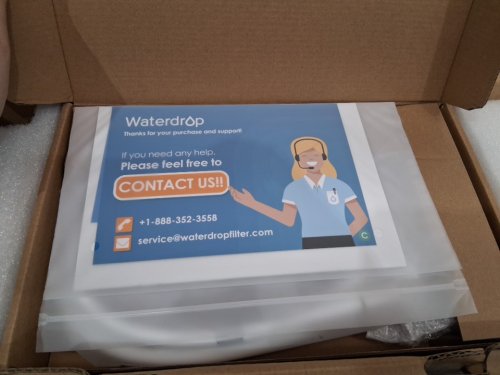 WATERDROP G2 RO REVERSE OSMOSIS WATER FILTRATION SYSTEM TANKLESS REDUCES TDS, 1:1 PURE TO DRAIN - 400GPD - 100PSI - 110V-240V - WHITE - (MODEL:WD-G2-W) image 13