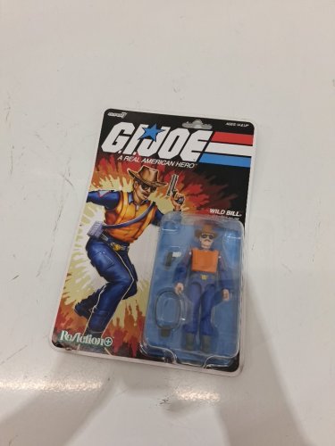 g.i. joe classified series wild bill helicopter pilot - blue/orange image 2