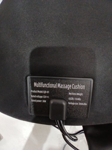 belhope 5-IN-1 Shiatsu Massager with Heat & Kneading for neck / shoulder / back / waist & thighs - black (Model: ‎SJD-01) image 10