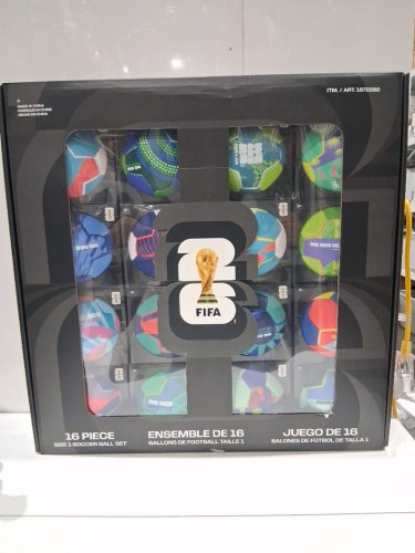 16pc fifa world cup 2026 host cities soccer ball set in display box - size 1(mini) - assorted (model: 1872202) image 2