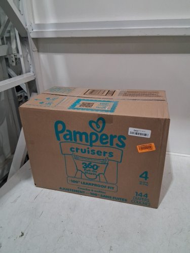 144pk Pampers Cruisers 360° Stretchy Waistband disposable baby diapers - size 4 (22lb - 37lb) image 2
