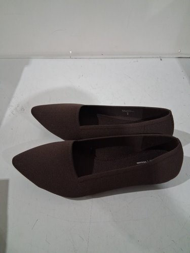 Women's Call It Spring BED Foam Vegan Flats - Size 8 - DARK BROWN (Style: 1788208) image 3