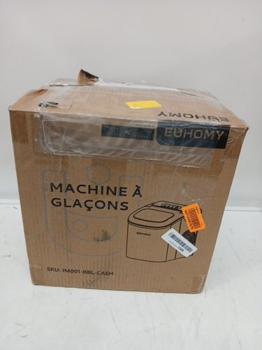 EUHOMY Countertop Ice Maker Machine - MAKES 26LB/Day - BLACK (MODEL: im-06d/IM001-Bbl-CAEH) image 9
