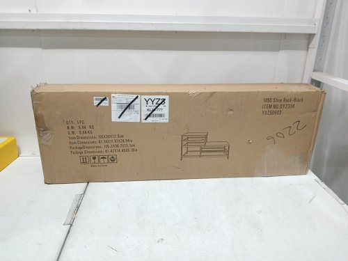 ABOXOO 5-TIER METAL MESH SHOE RACK AND BENCH COMBO (MODEL: DY2334) image 2