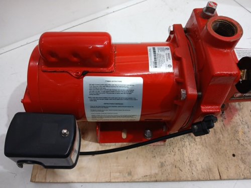RED LION PREMIUM CAST IRON SHALLOW WELL JET PUMP - 3/4 HP - 16 GPM - 115/230v - RED - (MODEL: RJS-75-PREM / 602207) image 6