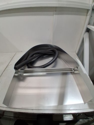 Allstar Performance Stepped Plenum Aluminum Carburetor Air Pan -silver (model: ALL26100) image 4