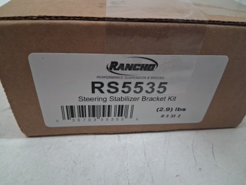 rancho automotive steering damper bracket kit - black (MODEL: RS5535) image 4