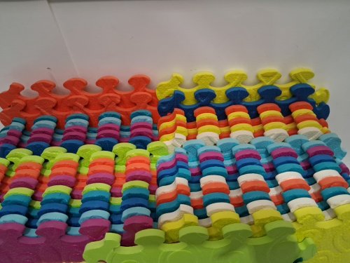 35Pk  B.toys Alphabet & Numbers Floor Mat Interlocking Foam Tiles Thick ABC Tiles for  0+ Months image 4