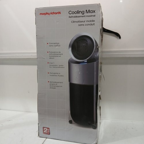 morphy richards 3-in-1 cooling max Ductless Portable Air Conditioner - 1.5l - grey/black - (model:PA1006D) image 2