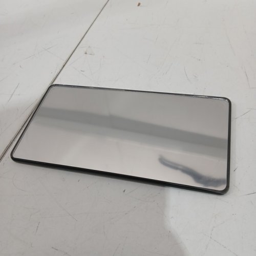 car sun visor mirror with straps - 5" x 10" - black image 3