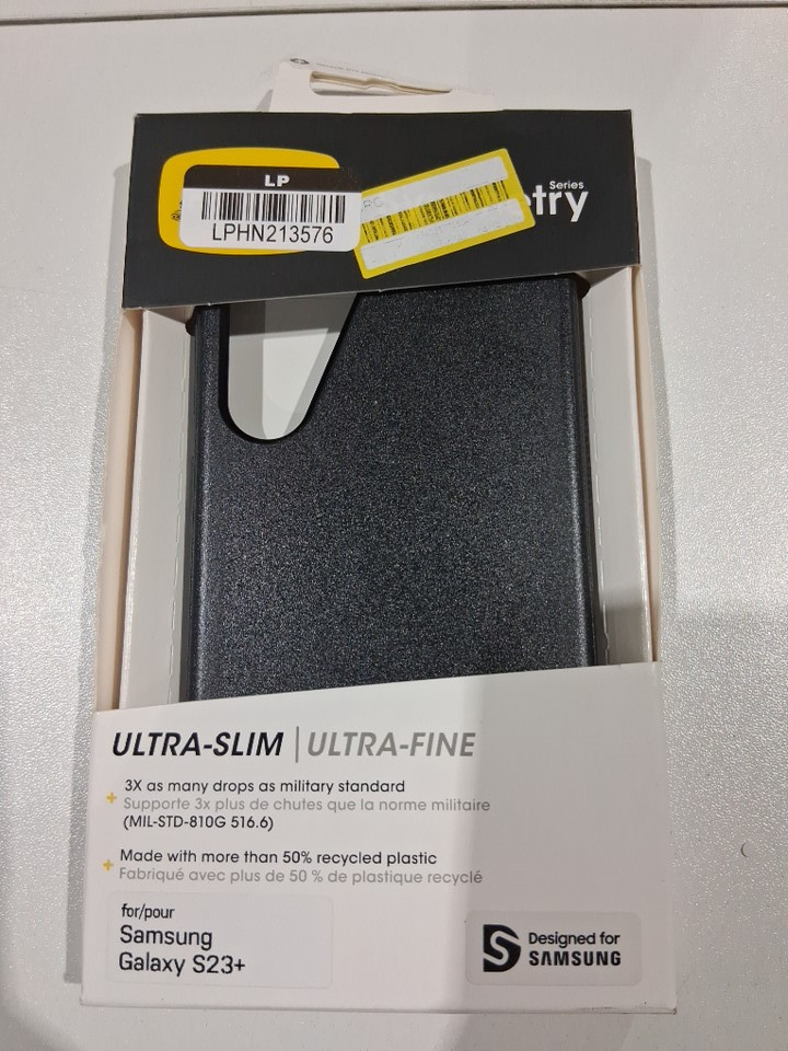 OtterBox Symmetry Series ULTRA-SLIM CASE for Samsung Galaxy S23+ - Black - (Model: 77-91128) image 2