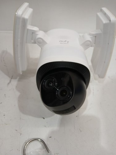 eufy security motion-activated, dual camera floodlight e340 wired camera with 360° pan/tilt, 24/7 recording, dual-band wi-fi & 2,000 lumens - white image 6