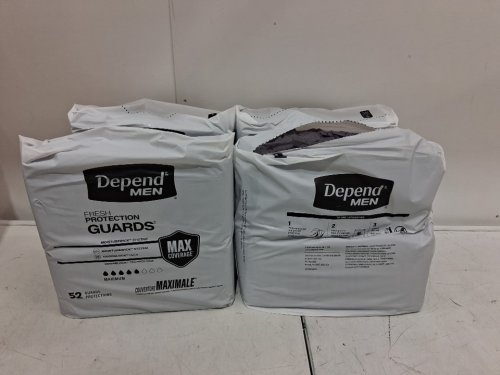 200PK MENS DEPENDS GUARDS MAXIMUM PROTECTION (MODEL: 58415) image 3