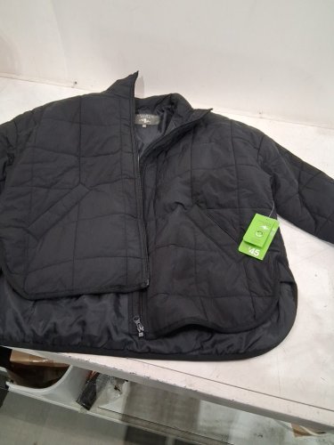 WOMAN'S ATHLETIC WEAR PUFF JACKET - MEDIUM- BLACK image 2
