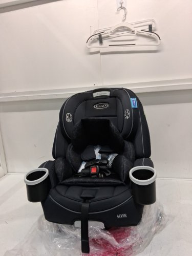 GRACO 4EVER 4-IN-1 CONVERTIBLE FROM INFANT TO TODDLER CAR SEAT with WASHABLE SEAT COVER - 4-120lb capacity - DREW STYLE / grey black (MODEL: 2168323) image 3