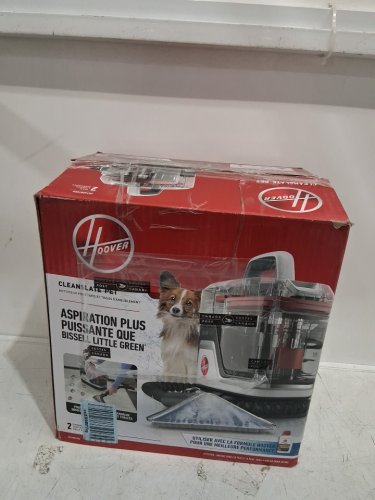 Hoover cleanslate portable carpet & upholstery spot cleaner & stain remover - 40oz dual tanks - red/grey (model: fh14001vcd) image 2