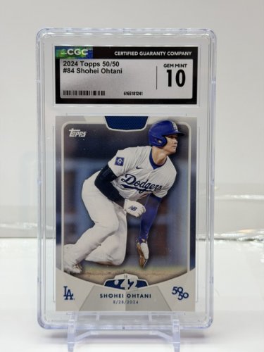 CGC GRADED GEM MINT 10 (2024) TOPPS 50/50 SHOHEI OHTANI #84 image 2