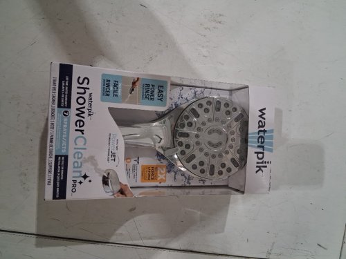 Waterpik ShowerClean PRO Shower Head with Power Jet Technology - silver (model: QCW-763/1820862) image 2