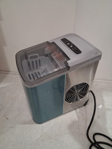FRIGIDAIRE STAINLESS STEEL COUNTERTOP ICE MAKER - 26 LB/DAY - SILVER (MODEL: EFIC120-SS-SC) image 4