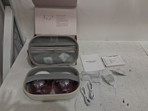 MOMCOZY MOBILE STYLE M6 HANDS-FREE SLIM DOUBLE BREAST PUMP - COZY RED (MODEL: BP311) image 7