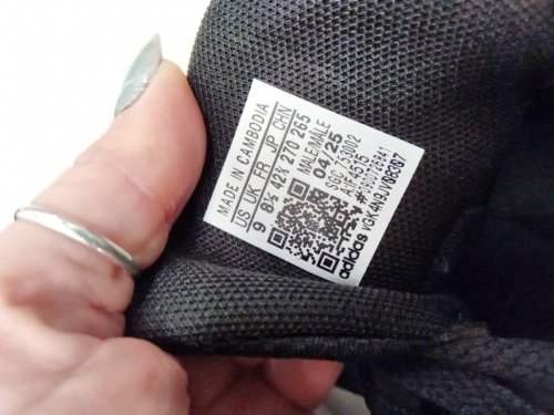 Men's Adidas VS Pace 2.0 Running Shoe - Size 9 - Black (Style: 1904189) image 2