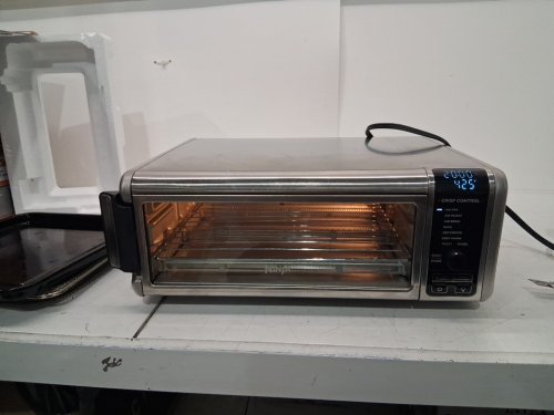 NINJA FOODI 8-IN-1 DIGITAL FLIP-AWAY AIR FRY OVEN - STAINLESS STEEL - (SP101C) image 3