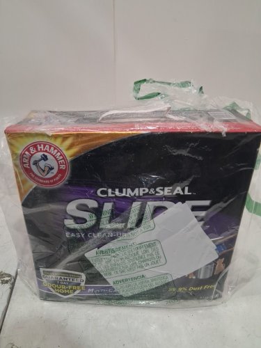 ARM AND HAMMER CLUMP & SEAL SLIDE 99.9% DUST FREE NON-STOP ODOUR CONTROL CAT LITTER - 20LBS image 2