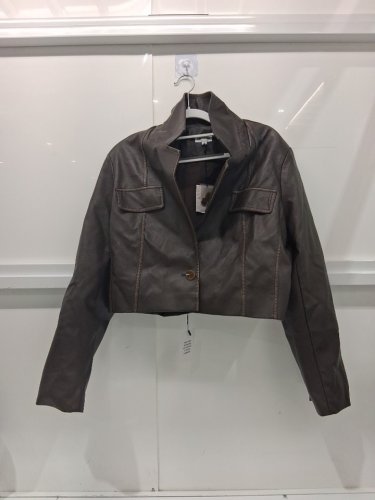 Women's superdown blakely faux leather jacket - small - brown (style : SPDW-WO155) image 2