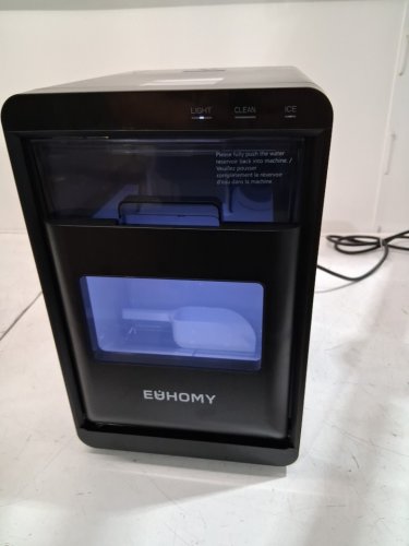 EUHOMY Self-Cleaning Countertop Nugget Ice Maker - 40Lbs/24H - Black (model: IM017-Nbl-caeh) image 3