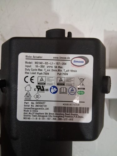 LIMOSS POWER RECLINER LIFT CHAIR REPLACEMENT MOTOR ACTUATOR (MODEL MD140-02-L1-157-204) image 2