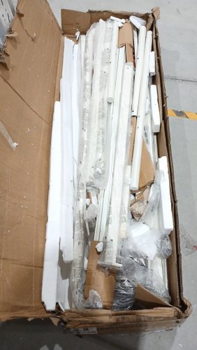 Metal Bed Frame with headboard - Queen - White (Model: YCGMDQ003) image 3