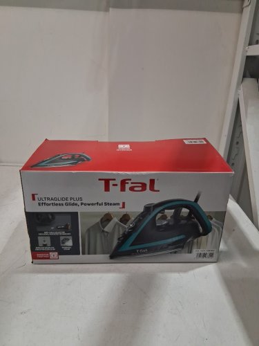 T-FAL ULTRAGLIDE PLUS ENHANCED STEAM IRON WITH CALCIUM COLLECTOR - BLACK/TEAL (MODEL: 1980969/FV5871Q0) image 2